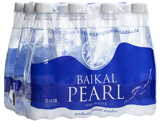 Природная вода Жемчужина Байкала (BAIKAL PEARL), ПЭТ 0.33 литра
