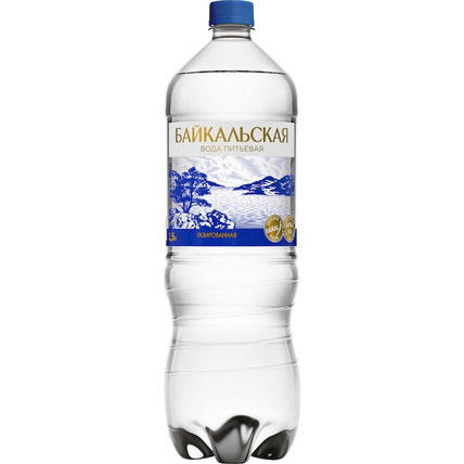 Вода питьевая БАЙКАЛЬСКАЯ газированная, ПЭТ 1.5 литра
