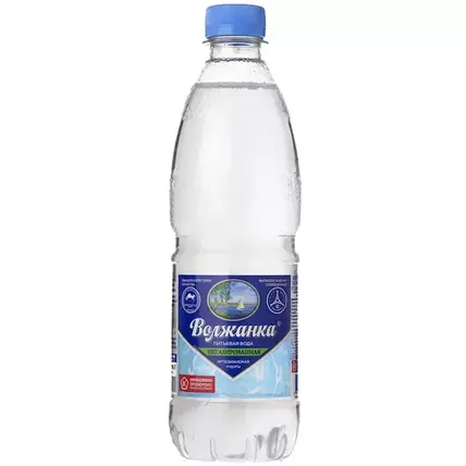 Вода Волжанка питьевая негазированная, пэт 0.5 литра