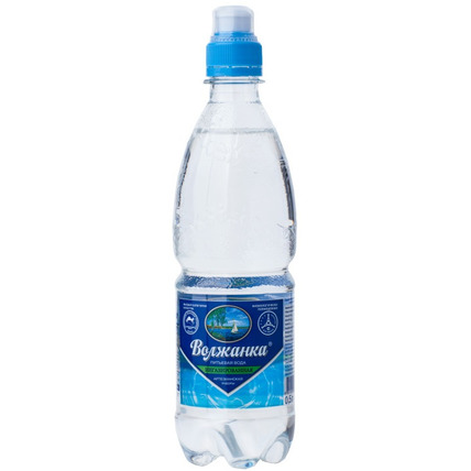 Вода питьевая Волжанка без газа спорт 0.5 литра