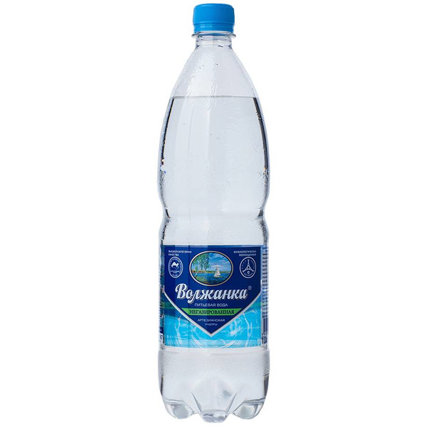 Вода питьевая Волжанка без газа 1 литр