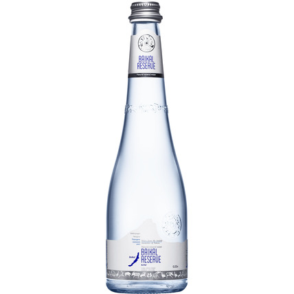 Минеральная газированная лечебно-столовая вода BAIKAL RESERVE, стекло 0.53 литра