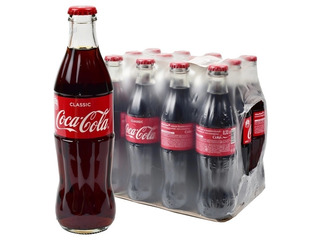 Газированный напиток Coca-Cola, стекло 0.33 литра (Грузия)