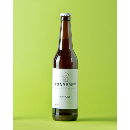 Безалкогольное пиво Pony Brew Hop Pony IPA, стекло 0.5 литра